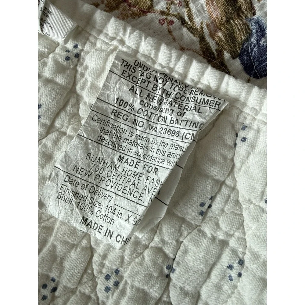 Threshold K Quilt Jacobean Floral Botanical Cotton Coverlet Target 2019 Retired